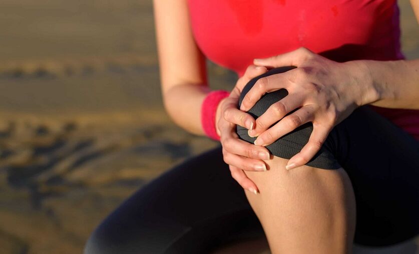 Knee pain caused by joints